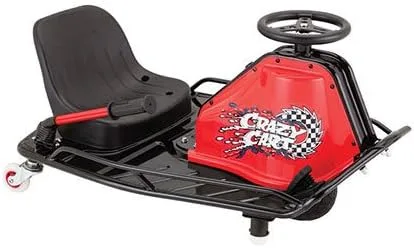 Vista 2 de Razor Crazy Cart - Go Kart eléctrico de 24 V - Velocidad variable, hasta 12 mph, barra de deriva para derivas controladas y Meta Quest 2
