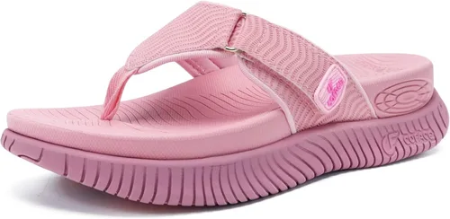 Vista 14 de COFACE Sandalias ortopédicas para mujer, cómodas sandalias de plataforma para playa, talla 6-12