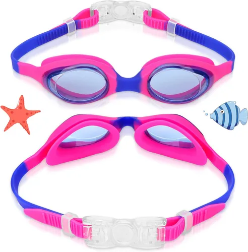 Vista 8 de Gafas de natación para niños, gafas de natación para niños y niñas, niños pequeños de 2 a 12 años