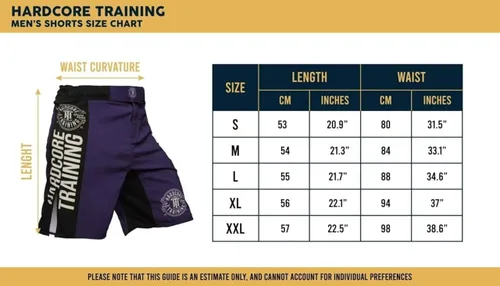 Vista 7 de Hardcore Training MMArio - Pantalones cortos de combate para artes marciales mixtas y artes marciales mixtas