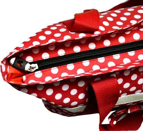 Vista 3 de Disney Bolsa de viaje con cremallera y estampado de iconos de Mickey y Minnie Mouse