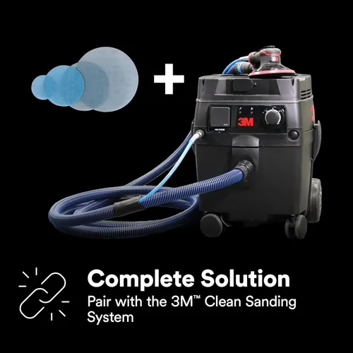 Vista 7 de 3M Hookit Blue Net - Disco abrasivo de red 36450, 120+, 3 pulgadas, 50 discos, corte rápido, disco abrasivo de red de larga duración para reparación