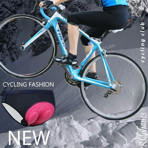 Vista 3 de Ropa interior de ciclismo acolchada 3D, pantalones cortos de ciclismo, ropa interior absorbente para mujer ciclismo