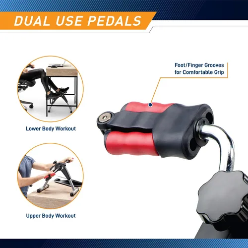 Vista 5 de MARCYMarcy Magnetic Resistance Folding Exercise Bike with Transport Wheels - NS-653