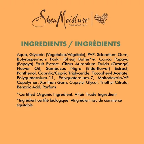 Vista 9 de SheaMoisture - Gel de leche para cabello rizado ondulado, papaya y neroli, sin parabenos, 8 onzas