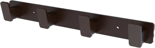 Vista 5 de Perchero de pared para abrigos y sombreros, ganchos de pared resistentes, gancho de metal para abrigos, toallas, sombreros, toallas, llaves y Negro