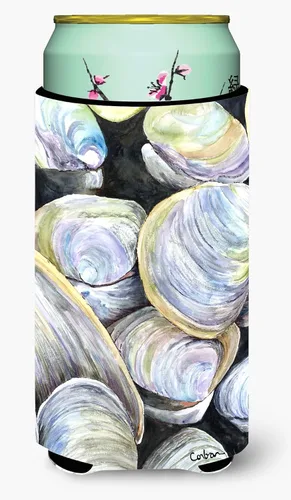 Vista 29 de Caroline's Treasures 8658CC - Funda plegable para bebidas o botellas, contenedor plegable con aislamiento para latas o botellas, multicolor Shells