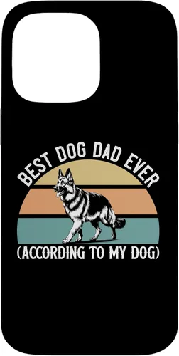 Vista 21 de German Shepherd Best Dog Dad Ever According to My Dog, GSD Case for iPhone XR