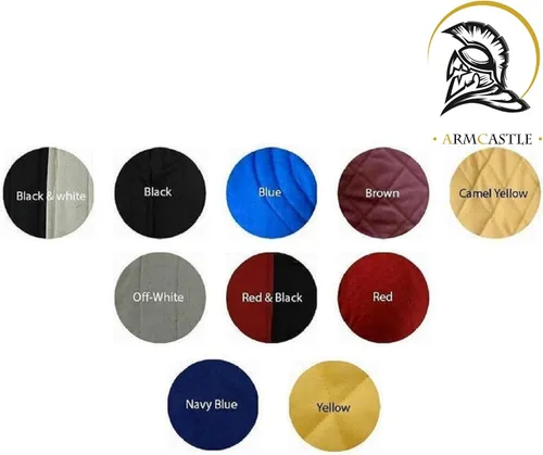 Vista 5 de Armadura Gambeson tradicional medieval para protección corporal, Aketon acolchado medieval para esgrima SCA