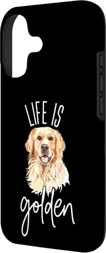 Vista 2 de Funda para iPhone 17 con diseño Golden Retriever para amantes de los perros y padres de mascotas