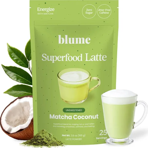 Vista 11 de Blume Superfoods Latte - Polvo de remolacha, potenciador de energía, remolacha orgánica en polvo, clavo, canela, jengibre, vegano, apto para dieta