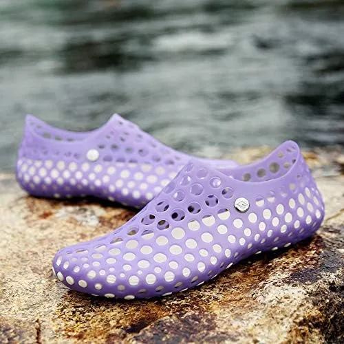 Vista 2 de Zapatos de agua para mujer, sandalias de ducha, natación, piscina, playa, río, zapatos Aqua Comfort Garden Clogs