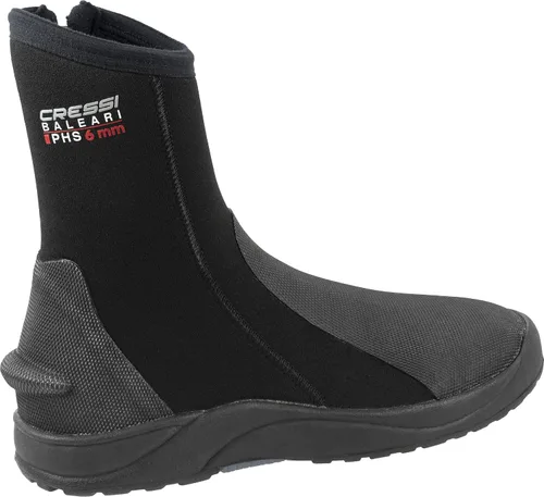 Vista 2 de Cressi Botas de neopreno para adultos con suela dura de 0.236 in - para deportes acuáticos: buceo, esnórquel - Baleari PHS: Diseñado en Italia
