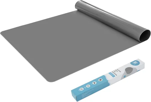 Vista 9 de KitchenRaku Tapete de silicona extra grande para protector de encimera de cocina, tapete grueso antiadherente resistente al calor, mantel individual