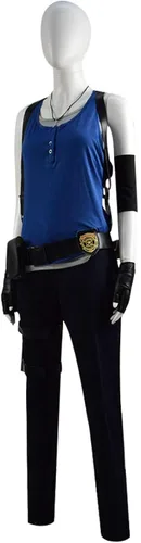 Vista 2 de Jill Valentine Cosplay - Conjunto completo de disfraz de Halloween para mujer