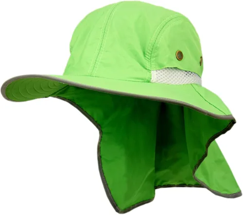 Vista 10 de Sombrero de pescador unisex Safari Sun con corona de malla transpirable