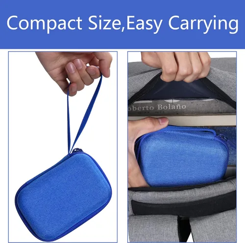 Vista 6 de Estuche resistente impermeable para cámara digital Kodak PIXPRO WPZ2, azul, protección para cámara de video impermeable
