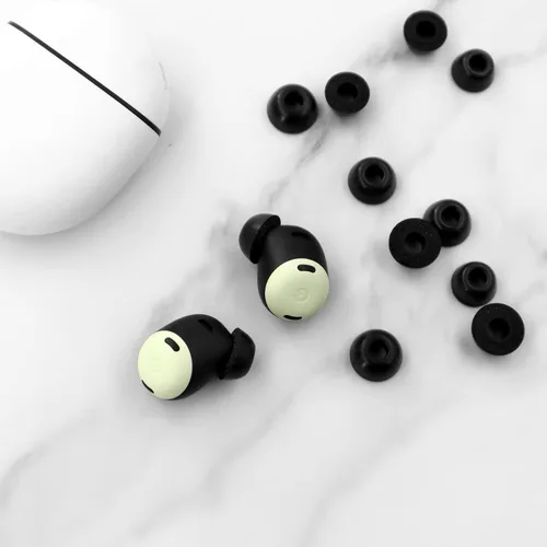 Vista 8 de Puntas de espuma viscoelástica compatibles con Pixel Buds Pro - 6 pares sin dolor de silicona que reducen el ruido y el ajuste cómodo en la funda