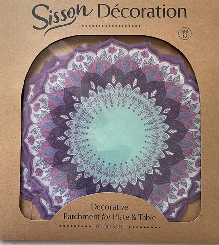 Vista 6 de Hojas de papel pergamino para tablas de queso y embutidos, hojas de Sisson Distribution (paquete de 20) (hojas de artista)