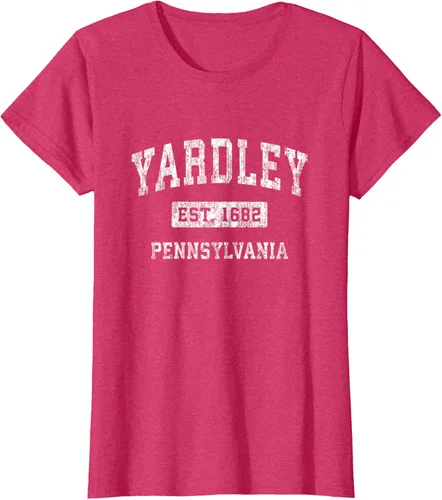 Vista 11 de Yardley Pennsylvania PA - Camiseta de manga corta, diseño deportivo