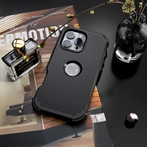 Vista 6 de IDweel Funda para iPhone 16 Pro Max con Protector de Pantalla, 3 en 1 Resistente a Golpes Ajuste Delgado Híbrida de Servicio Pesado Cubierta Dura