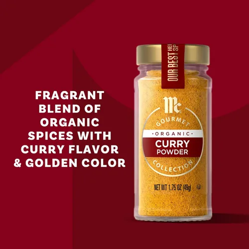 Vista 5 de McCormick Gourmet Curry en Polvo Orgánico, 1.75 Oz