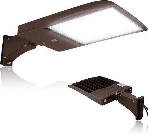 Vista 51 de RuggedGrade Vatiaje de luz LED NextGen IV de 100 W para estacionamiento Negro