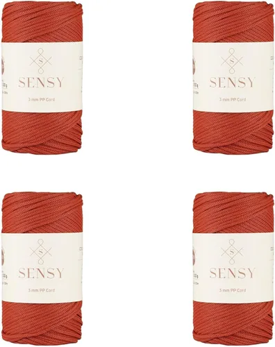 Vista 89 de Cuerda de poliéster Sensy Premium de 3 mm, 120 metros, 100% cordón de polipropileno, cuerda de macramé de 3 mm, cordón para bolsos de ganchillo
