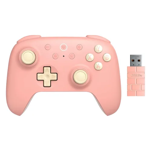Vista 9 de AKNES 8Bitdo Ultimate 2C Wireless 2.4G Controller for Windows PC and Android, Gamepad with Hall Effect Joysticks and Hall Triggers, 1000Hz Polling