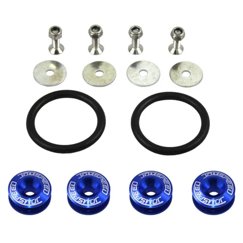 Vista 13 de Kit universal de sujetadores de liberación rápida Jmdspeed, para camiones, defensa, palanquilla, universal, CNC, Neo cromo