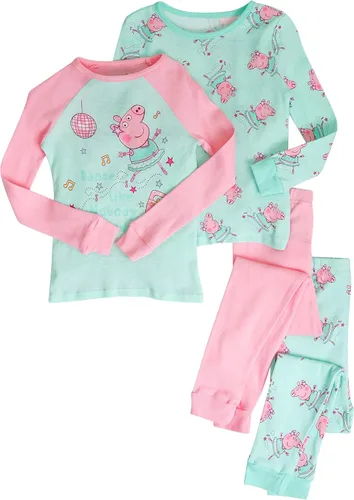 Vista 2 de Peppa Pig Conjunto de pijama de 4 piezas Better Together para niñas