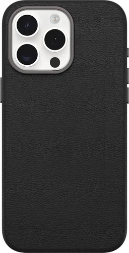 Vista 26 de OtterBox Funda protectora de piel para iPhone 15 Symmetry Series Cactus para MagSafe, color negro ASH (negro), delgada, premium, funda protectora