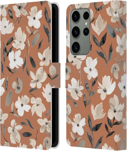 Vista 180 de Head Case Designs Officially Licensed Ninola Ditsy Flowers Yellow Nature Bold Leather Wallet Case Compatible with Samsung Galaxy A07 4G