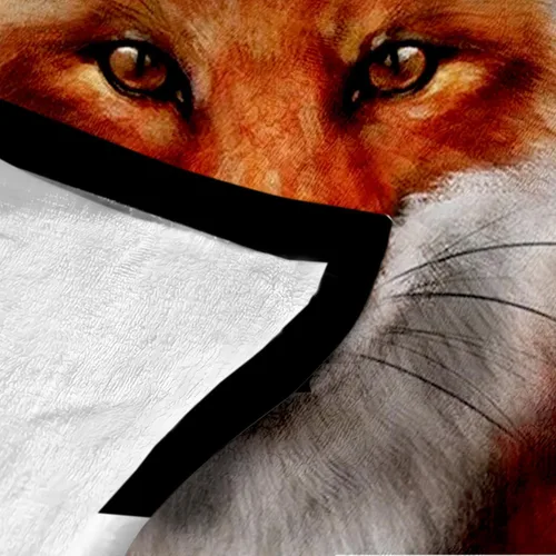 Vista 4 de Manta de zorro (Fox 01, 40 x 50 pulgadas)