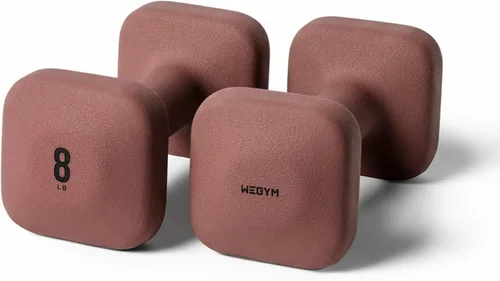Vista 15 de WeGym Square Dumbbells for Home Gym, Hand Weights for Strength Training