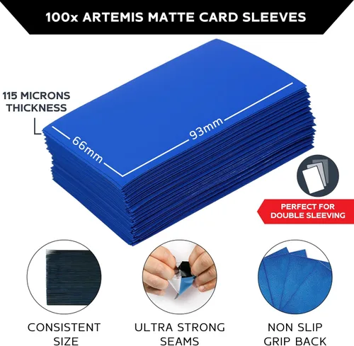 Vista 3 de Quiver Time Paquete de cartas coleccionables azules para cartas coleccionables y fundas para cartas, compatible con Magic: The Gathering Cards