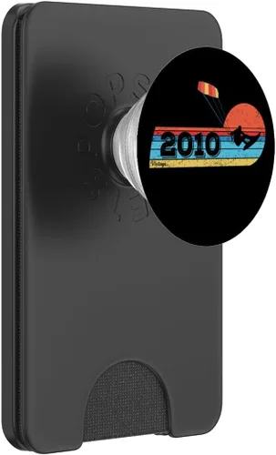 Vista 8 de Kitesurfer Kitesurfing Birthday Vintage 2010 born Kitesurf PopSockets Adhesive PopGrip