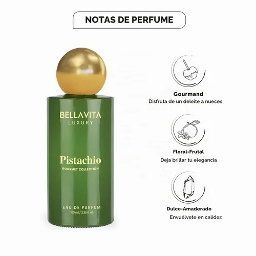 Vista 2 de Bellavita Eau de Parfum de Pistacho de Lujo 3.4 fl oz