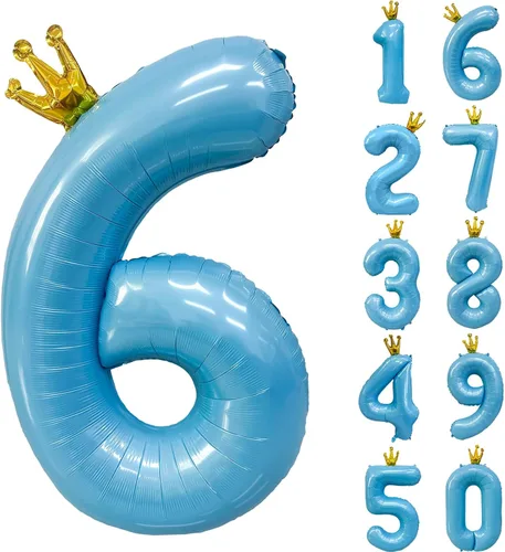 Vista 119 de Globos gigantes de helio de aluminio de 40 pulgadas, color negro, globos digitales grandes del número 0 para decoración de fiesta de cumpleaños