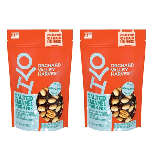Vista 14 de Orchard Valley Harvest - Mezcla de nueces con chocolate, multipack, 1 oz (paquete de 8), pasas cubiertas de chocolate negro, almendras y cacahuetes