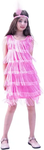 Vista 2 de Vestido de fiesta para niñas de los años 20, disfraz para niños