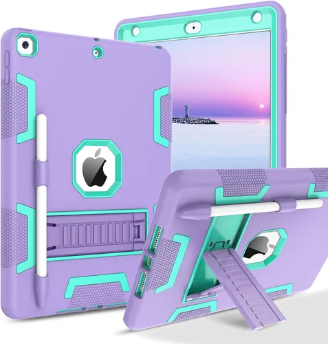 Vista 10 de BENTOBEN Funda para iPad de 9ª generación, funda para iPad de 8ª generación, funda para iPad de 7ª generación, iPad 10.2 2021/2020/2019, funda
