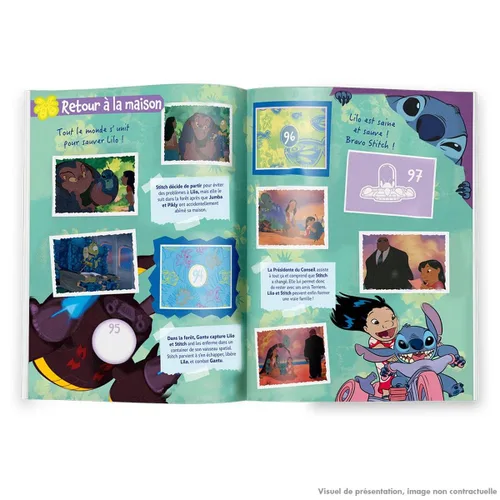 Vista 3 de Álbum de cromos Panini STITCH Francés