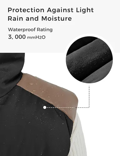 Vista 4 de ZSHOW Ropa para mujer - Chaqueta casual de forro polar con capucha para mujer