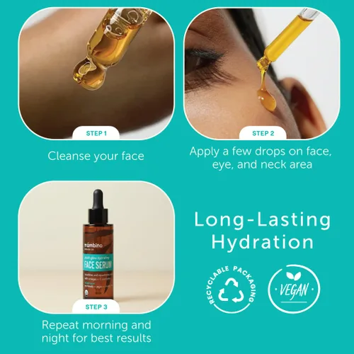 Vista 5 de Suero hidratante de vitamina C para la cara, orgánico, suero juvenil para piel opaca, enrojecimiento y envejecimiento, cuidado de la piel facial