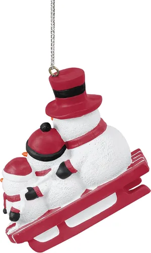 Vista 3 de FOCO NCAA Unisex-Adult Sledding Snowman Holiday Christmas Tree