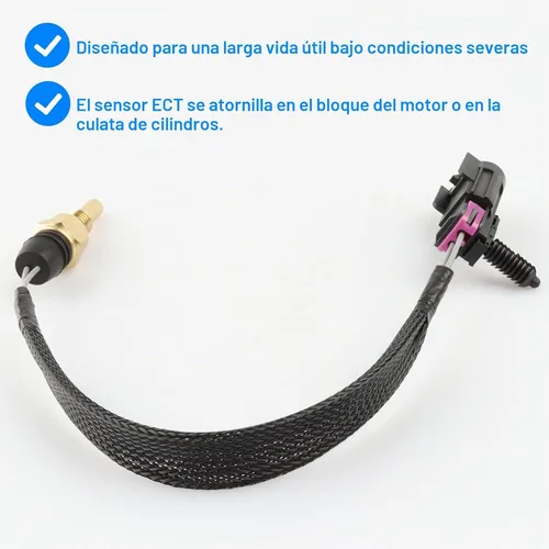 Vista 3 de Sensor de temperatura del refrigerante 213-4233, 2134233 compatible con Buick Chevy GMC Hummer Isuzu - 2004-2012 Colorado Canyon, 2006-2009