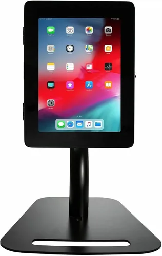 Vista 2 de CTA Digital Quiosco de seguridad de piso a escritorio - Quiosco de seguridad CTA Premium con altura ajustable para iPad Air 11" M2 (2024) - Pro 11