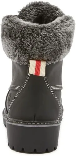 Vista 3 de COTTIMO Botas de invierno antideslizante con forro de piel para mujer