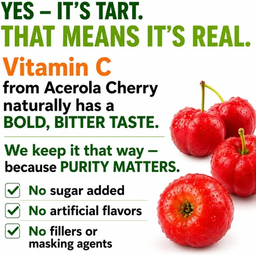 Vista 9 de Vitamina C natural de Acerola Cherry & Camu Camu en polvo, alta absorción con bioflavonoides cítricos, refuerzo del sistema inmunológico y colágeno